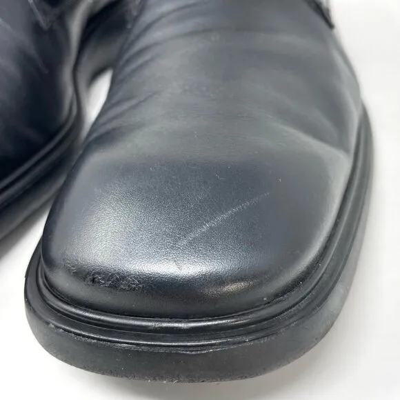 * Bally Rexa Black Leather Lace Up Oxford Shoes Size 12 Made in Italy