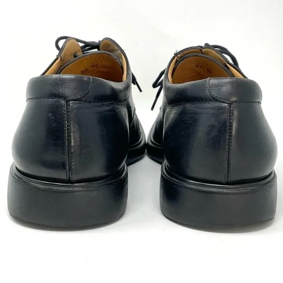 * Bally Rexa Black Leather Lace Up Oxford Shoes Size 12 Made in Italy