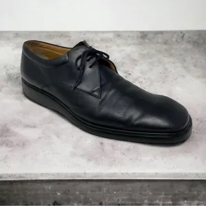 * Bally Rexa Black Leather Lace Up Oxford Shoes Size 12 Made in Italy