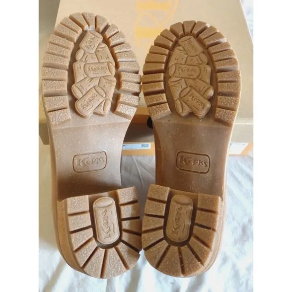 🆕 Kork-Ease Korks lace up hiking boots size 9.5 women lug sole comfortable $110