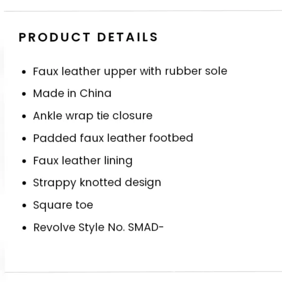 🆕⭐ STEVE MADDEN for Revolve black lace up sandals