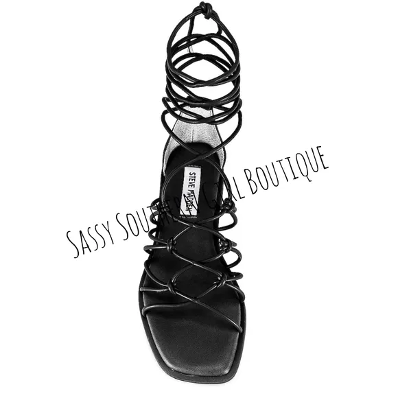 🆕⭐ STEVE MADDEN for Revolve black lace up sandals