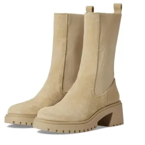 🌸 Steve Madden Hesitant Chelsea Boots Women's Size 5.5 -Sand Suede