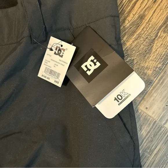 $159 NWT DC Nonchalant Snowboard Pants Ski Black ADJTP03019 KVJO Women Size XL