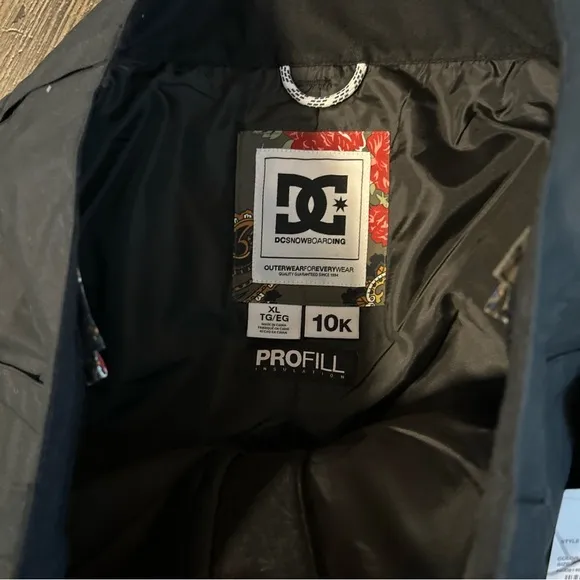$159 NWT DC Nonchalant Snowboard Pants Ski Black ADJTP03019 KVJO Women Size XL