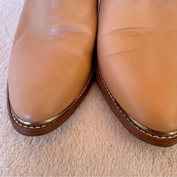 1970’s ACME WARM TAN LEATHER COWGIRL COWBOY BOOTS SIZE 7.5 EUC