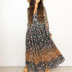 2 piece FREE PEOPLE See It Through Dress with detachable slip Black Combo 492sn
