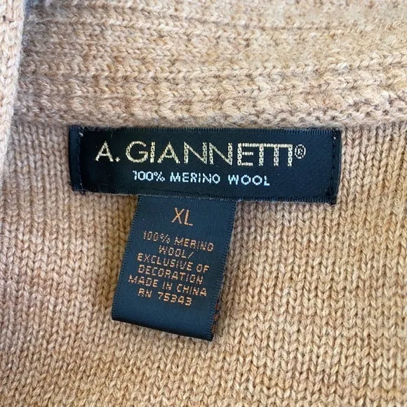 A. Giannetti‎ Merino Wool Cardigan