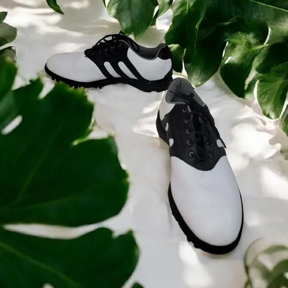 Adias Black and White Women's Athletic Golfing shoes Size 8.5