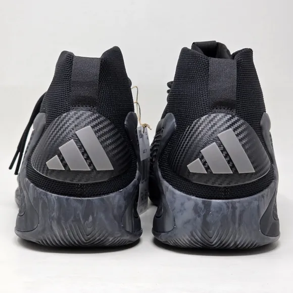 Adidad AE 1 Mid Grey/Black Anthony Edwards Basketball Shoes Men's Size 14 New
