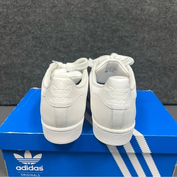 Adidas All White Superstar Shoes Mens 7