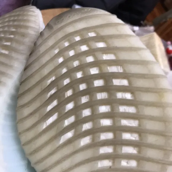 Adidas Boost Men's Yeezy Light Blue Shoes. Very Good Condition. Size 8.