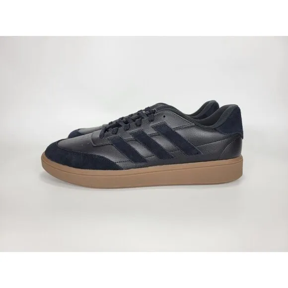 Adidas Courtblock Athletic Shoes Sneakers Mens Size 13 Black Gum Brown ID9077