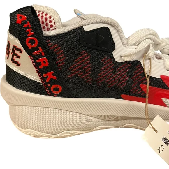 Adidas DAME TIME 8 White Red Black Portland Trailblazers GY0384 Damian Lillard