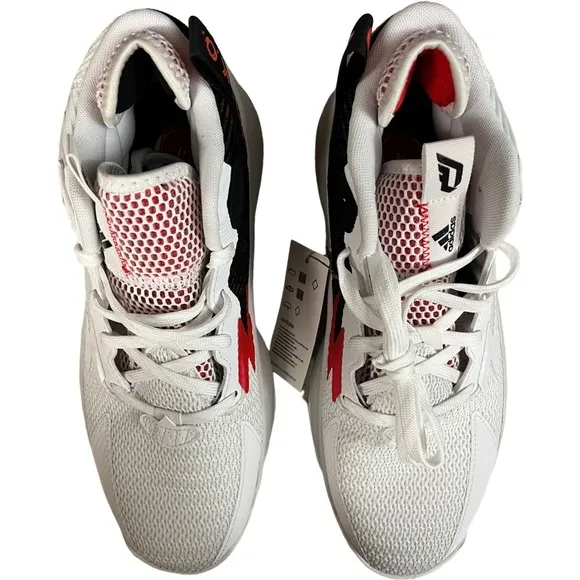 Adidas DAME TIME 8 White Red Black Portland Trailblazers GY0384 Damian Lillard