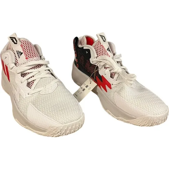 Adidas DAME TIME 8 White Red Black Portland Trailblazers GY0384 Damian Lillard