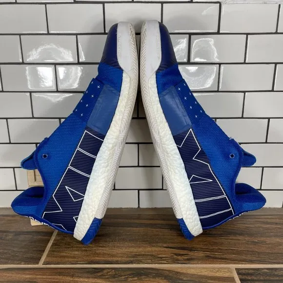 adidas Harden Vol 3 Mens Sz 18 Shoes Blue Lucky XIII Boost Basketball Sneakers