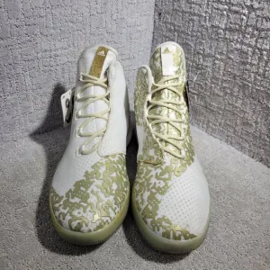 Adidas Light Em Up 2 Men's Size 14 US Gold White Basketball Shoes AQ8023