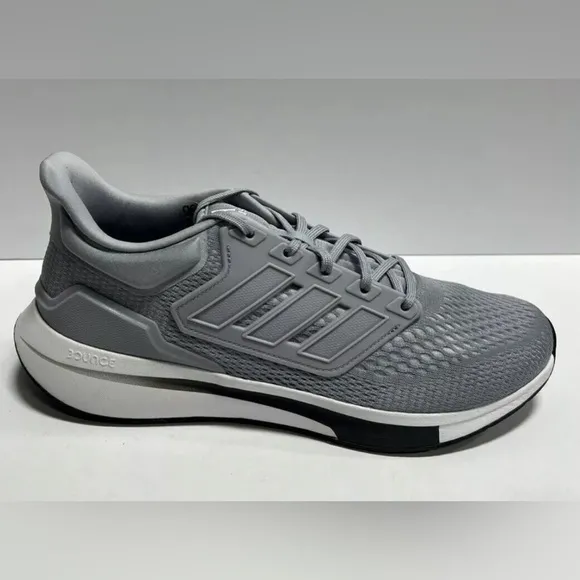 adidas Mens EQ21 Running Shoes Gray Size 11.5 M