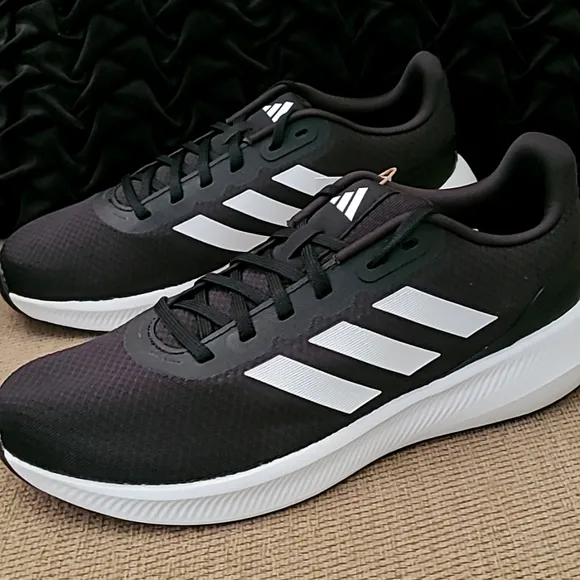 ADIDAS MEN'S RUNFALCON 3.0 BLACK WHITE