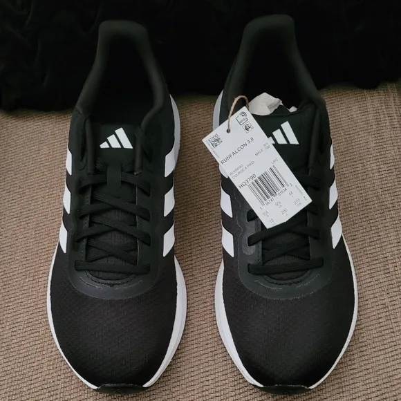 ADIDAS MEN'S RUNFALCON 3.0 BLACK WHITE