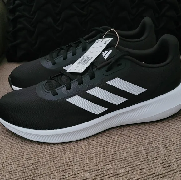 ADIDAS MEN'S RUNFALCON 3.0 BLACK WHITE