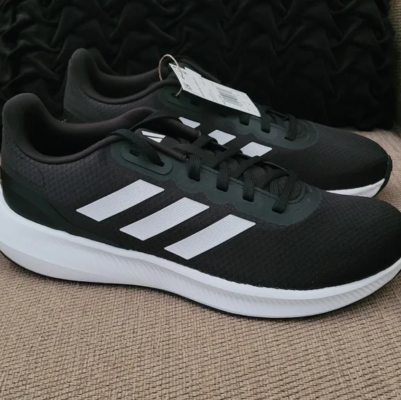 ADIDAS MEN'S RUNFALCON 3.0 BLACK WHITE