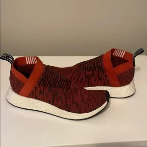 Adidas NMD CS2 PK size 10. Red Gray Black . . primeknit ultra boost