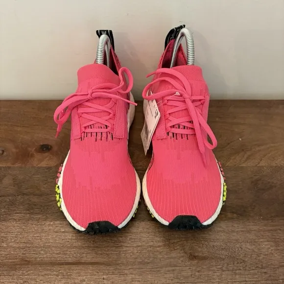 Adidas NMD Racer PK Primeknit Pink Sneakers Shoes CQ2442 Unisex Mens 5 Womens 6
