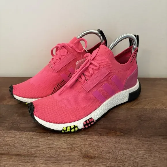 Adidas NMD Racer PK Primeknit Pink Sneakers Shoes CQ2442 Unisex Mens 5 Womens 6