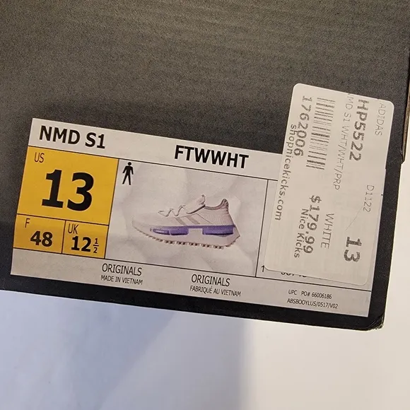 Adidas NMD S1 Boost midsole  Sneaker Shoes Men's Size 13 NEW!