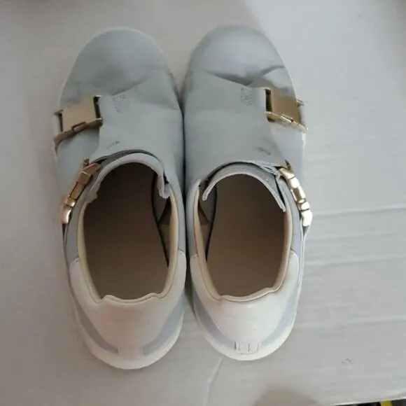 ADIDAS Originals Stan Smith Buckle Sneakers Blue Leather Shoes Women's WOMAN'S 6