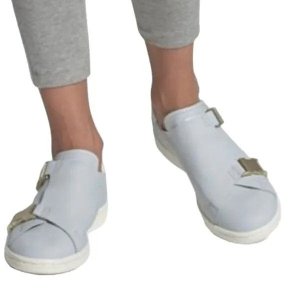 ADIDAS Originals Stan Smith Buckle Sneakers Blue Leather Shoes Women's WOMAN'S 6