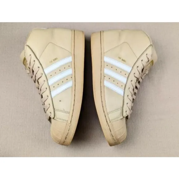 Adidas PCI 789002 Pro Model Men's Youth 6 Women's 7 Hightop Basketball Shoes Tan