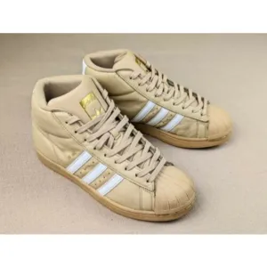 Adidas PCI 789002 Pro Model Men's Youth 6 Women's 7 Hightop Basketball Shoes Tan