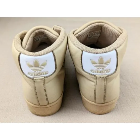 Adidas PCI 789002 Pro Model Men's Youth 6 Women's 7 Hightop Basketball Shoes Tan