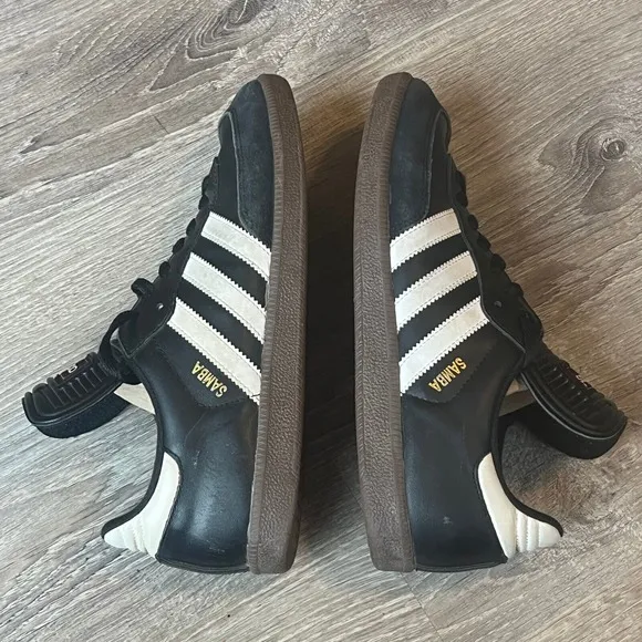 Adidas Samba OG Black Gum Soccer Fashion Sneakers Black Mens 8.5 Womens 10 EU 42