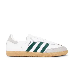 Adidas Samba White and Green Shoes M 8.5 / W 9.5