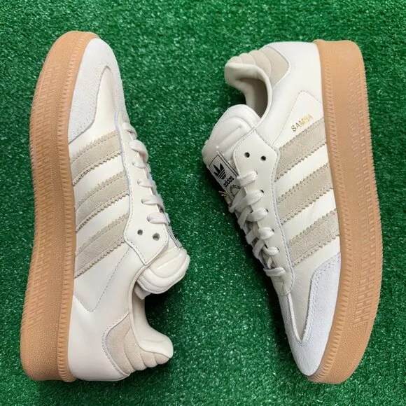 Adidas Samba XLG Low Mens Casual Shoes White JI0473 NEW Multi Sz
