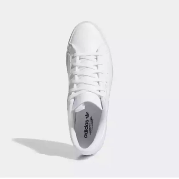 Adidas Sleek white leather shoes women’s size 9.5 NWT