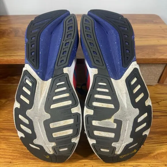 Adidas Sneakers Men Size 7 star shoes Blue Orange 27.0cm light blue GX3000 Run
