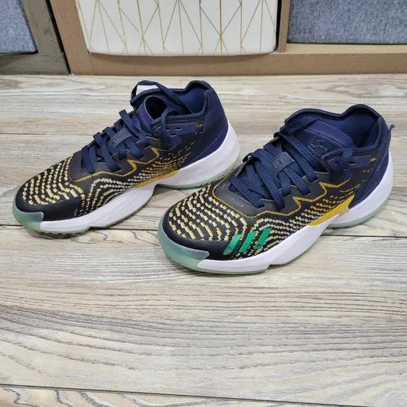 Adidas sneakers Utah Jazz DON Mitchell Issue # 4 Men's Size 7 blue