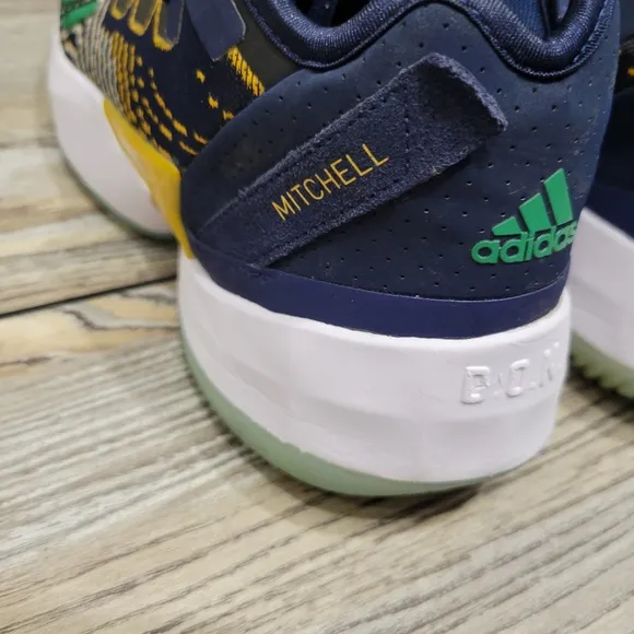 Adidas sneakers Utah Jazz DON Mitchell Issue # 4 Men's Size 7 blue