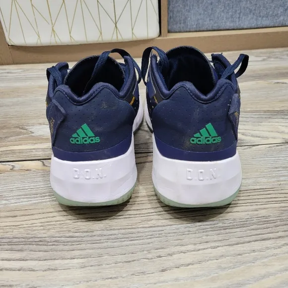 Adidas sneakers Utah Jazz DON Mitchell Issue # 4 Men's Size 7 blue