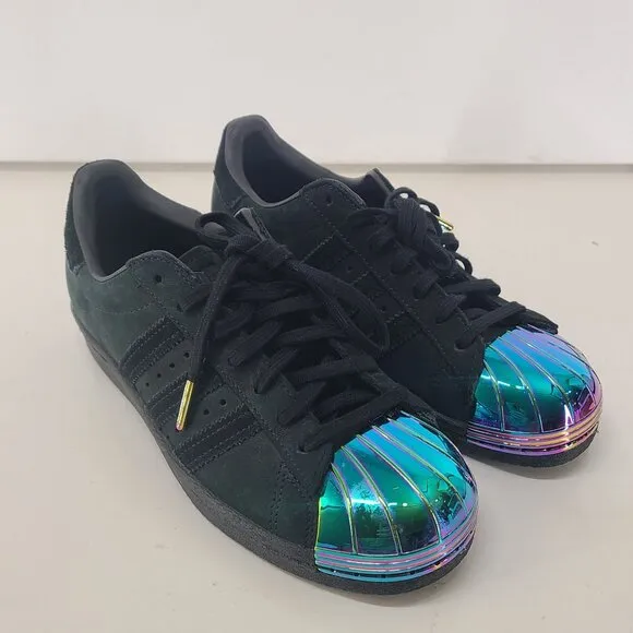 adidas Superstar 80's Metal Toe W Core Black/ Core Black/ Ftw White size 5.5
