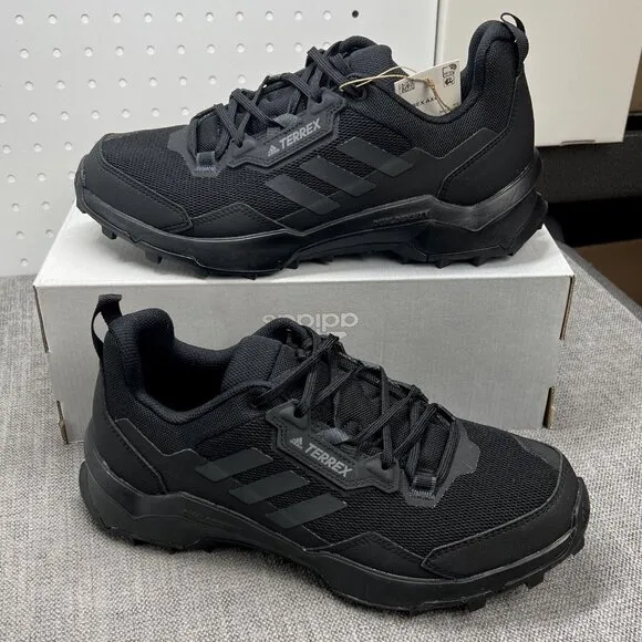 Adidas Terrex AX4 Hiking Shoes Triple Black Sneakers FY9673 Men's Sz 9