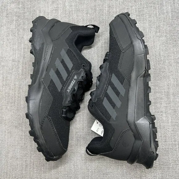 Adidas Terrex AX4 Hiking Shoes Triple Black Sneakers FY9673 Men's Sz 9