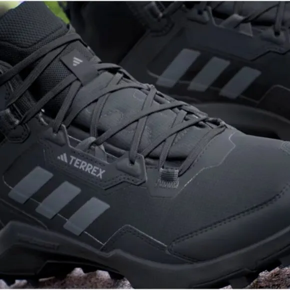 Adidas TERREX AX4 Mid GORE-TEX Black Hiking Shoes Men's Size 11.5 HP7401 NEW