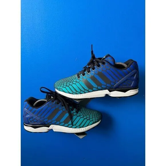 Adidas Torsion PYV 702001 Light Blue Strips Running Shoes Size 10