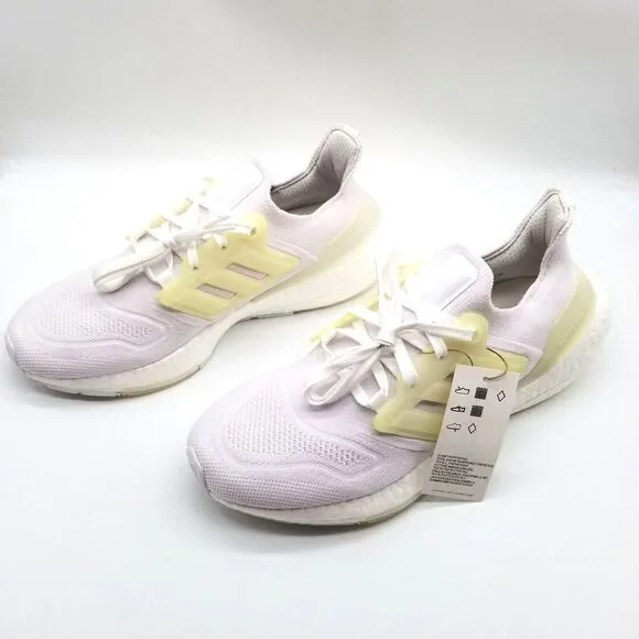Adidas Ultraboost 22 Women Size 9 Triple White Casual Running Shoes GX5590